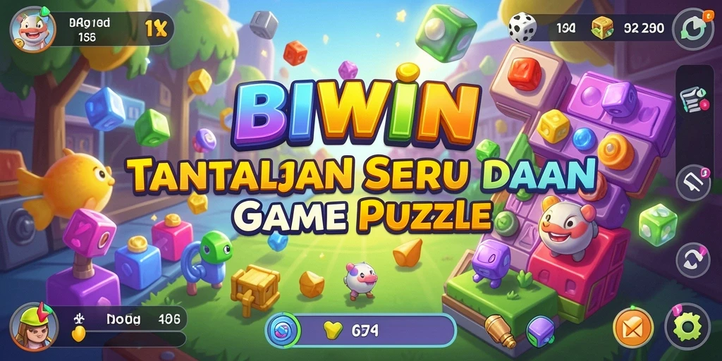 Screenshot gameplay BIWIN menampilkan teka-teki yang mengasyikkan dan grafis yang menarik.