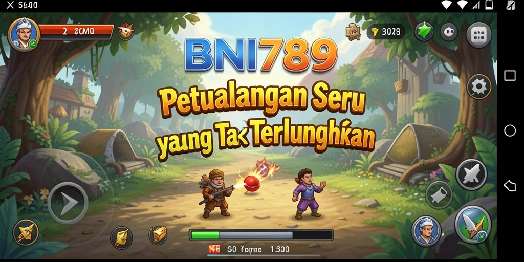 Screenshot BNI789 menampilkan action seru dalam petualangan yang mendebarkan.