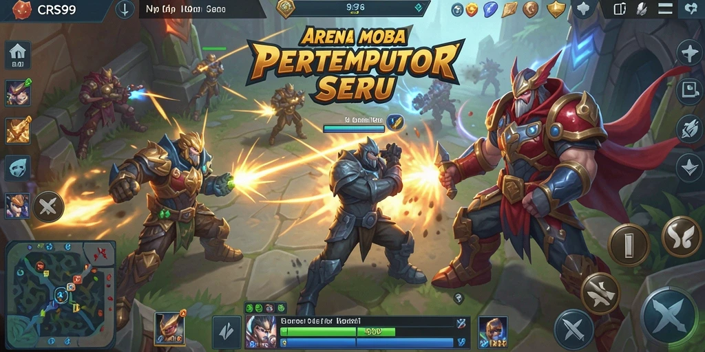 Gameplay seru dan strategis dalam pertempuran tim di CRS99.