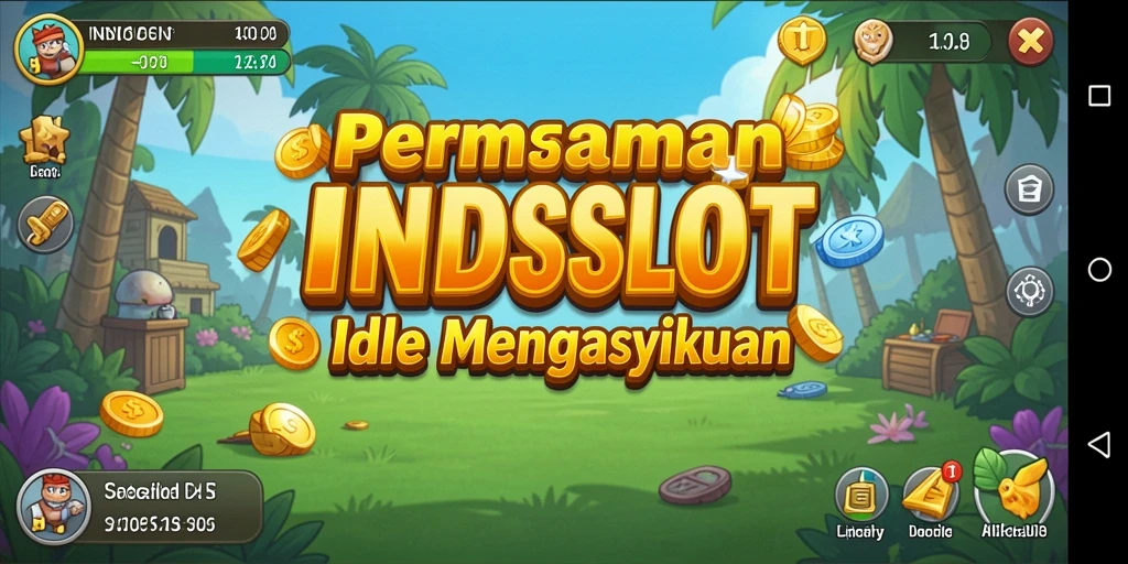 Tampilan gameplay INDSLOT dengan fitur Idle yang menarik.