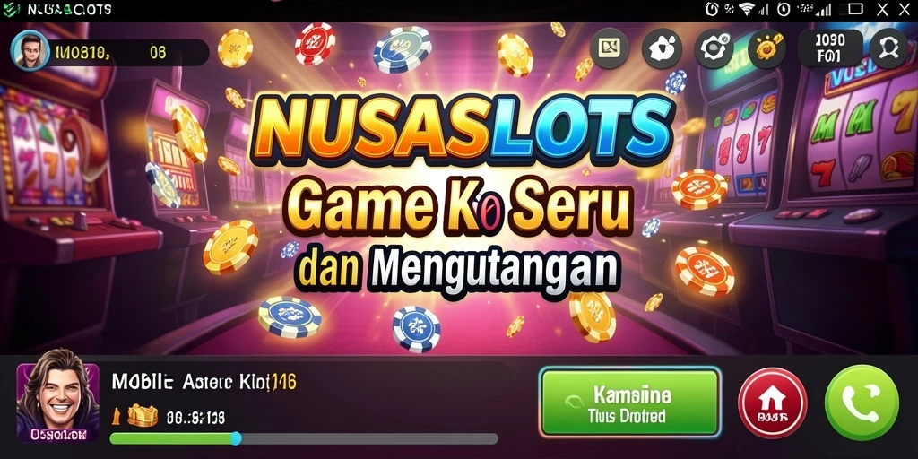 Tampilan gameplay seru dalam NUSASLOTS yang memikat.
