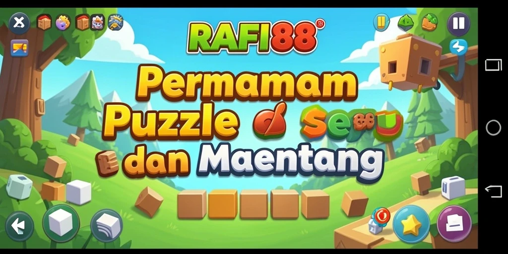 Screenshot dari gameplay RAFI88 menunjukkan keseruan memecahkan teka-teki.
