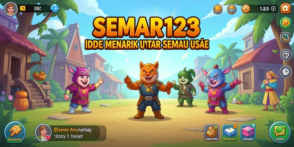Screenshot gameplay SEMAR123 menampilkan aksi mengelola sumber daya.