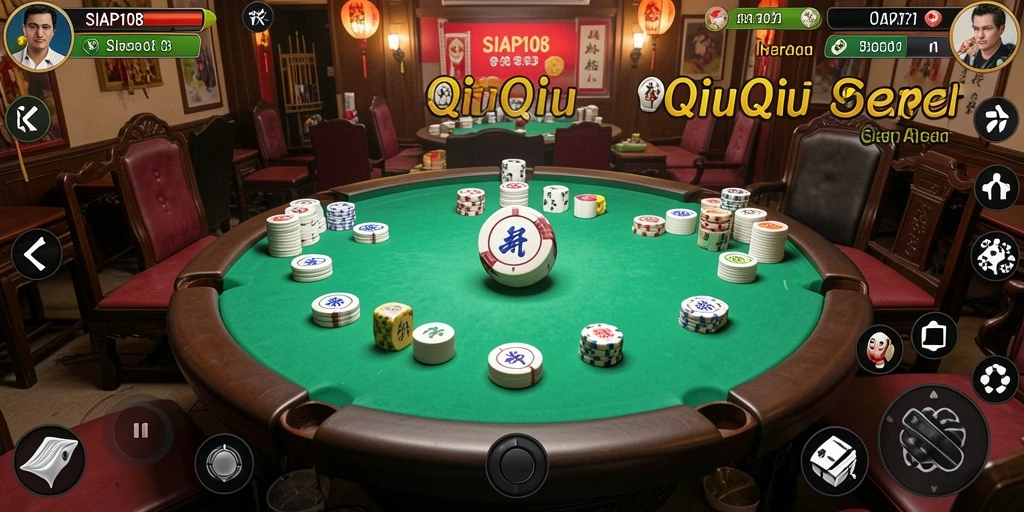 Tampilan gameplay QiuQiu yang seru dan menarik di SIAP108.