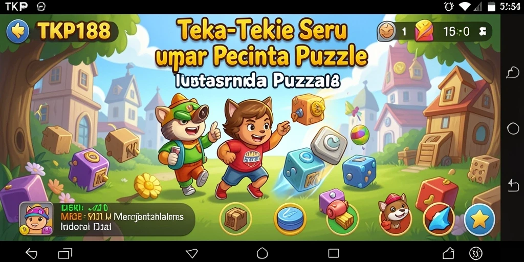 Tampilan gameplay seru TKP188 dengan teka-teki menantang.