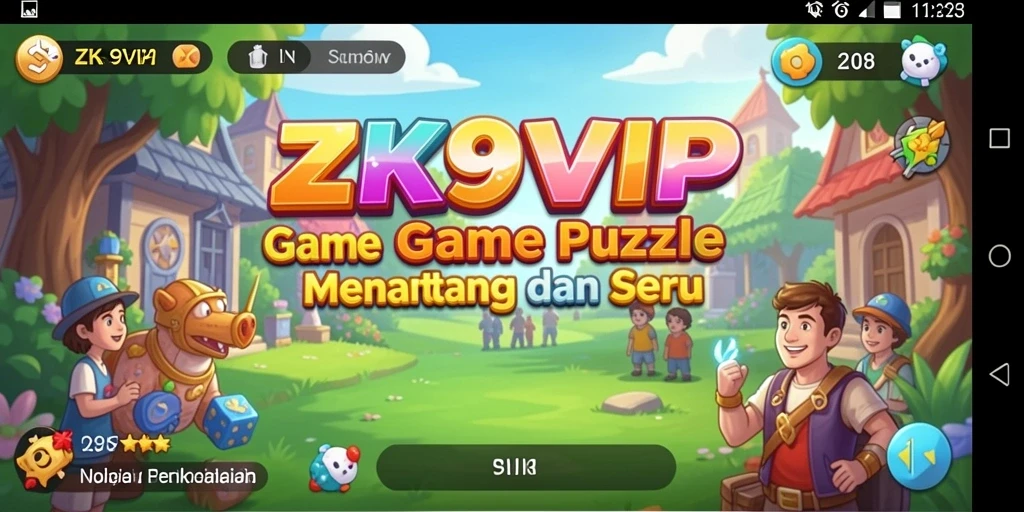 Tampilan gameplay ZK9VIP yang menarik dan penuh tantangan puzzle.