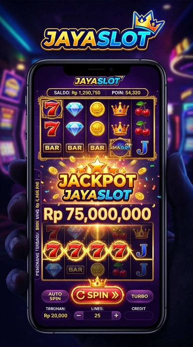 Tampilan antarmuka jayaslot yang intuitif dan menarik.